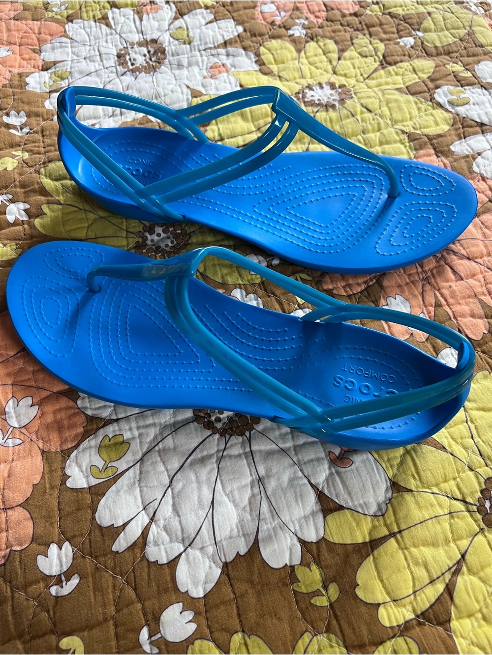 CROCS Women's Strappy Sandals in Blue